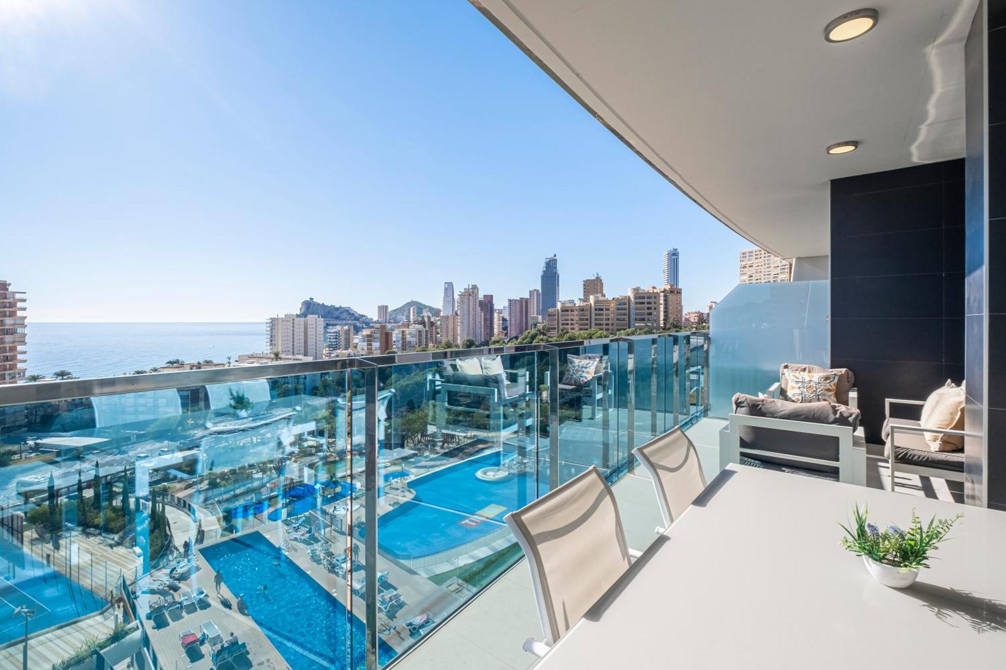 Sunset Drive Resort Apartment 4-8 Poniente Beach Benidorm Esterno foto